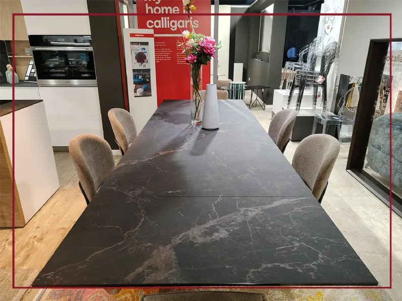 Tavolo Calligaris Cartesio cs4111-r 200 SCONTATO a PREZZI OUTLET 