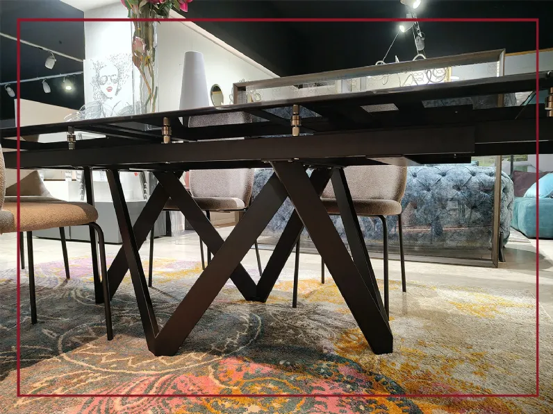 Tavolo Calligaris Cartesio cs4111-r 200 SCONTATO a PREZZI OUTLET 