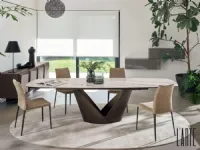 Tavolo calla  Calligaris in ceramica Fisso 