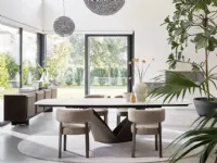 Tavolo calla  Calligaris in ceramica Fisso 