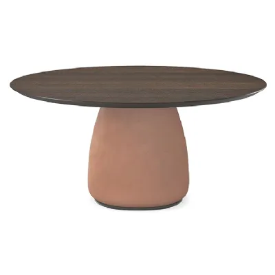 Tavolo fisso Botero wood round di Cattelan italia a prezzo riservato 