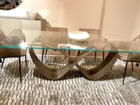 Tavolo in vetro rettangolare Cattelan butterfly Cattelan italia a prezzo scontato