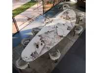 Tavolo sagomato Senator keramik magnum di Cattelan italia a prezzo riservato 