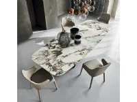 Tavolo Skorpio keramic Cattelan italia in marmo Fisso 