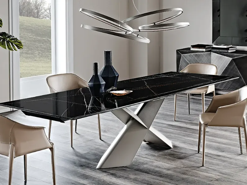 Tavolo Tyron keramik drive Cattelan italia a prezzo scontato