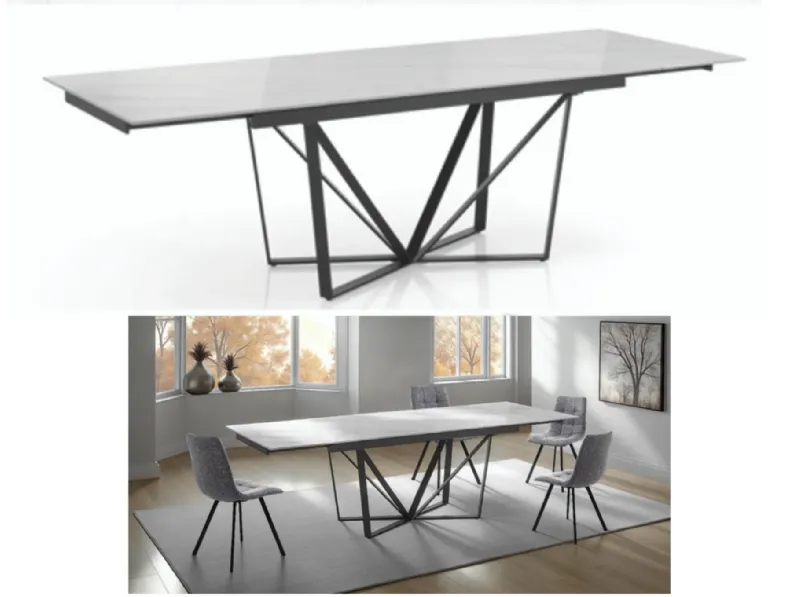 Tavolo rettangolare Susan Collezione esclusiva scontato del 30%