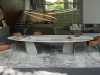 Tavolo ellittico Senator keramik magnum di Cattelan italia a prezzo riservato 