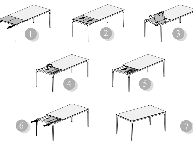 Tavolo quadrato in ceramica Boma di Calligaris in Offerta Outlet 