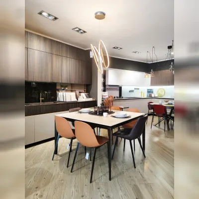 Tavolo quadrato in ceramica Boma di Calligaris in Offerta Outlet 