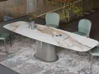 Tavolo sagomato Gotham keramik drive di Cattelan italia a prezzo riservato 