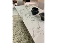 Tavolo rettangolare in ceramica Orion di Connubia in Offerta Outlet 