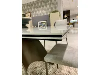 Tavolo rettangolare in ceramica Orion di Connubia in Offerta Outlet 
