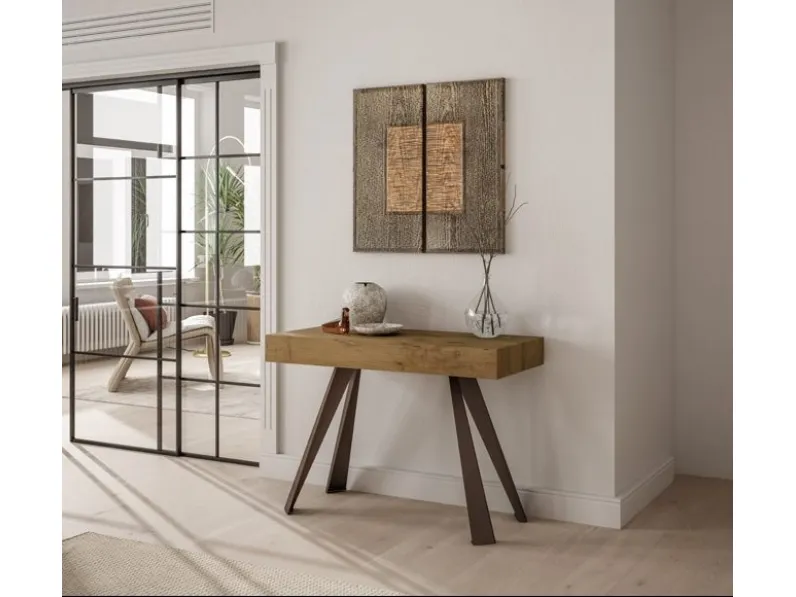 Tavolo in altri materiali rettangolare Consolle panachè Easyline in offerta outlet