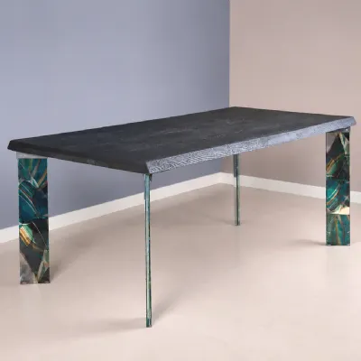 Tavolo rettangolare in legno San francisco di Devina nais in Offerta Outlet 