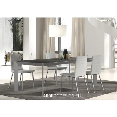 Tavolo in ceramica rettangolare Class Dexo in offerta outlet