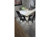 Tavolo quadrato laccato  Dialma brown a prezzo scontato