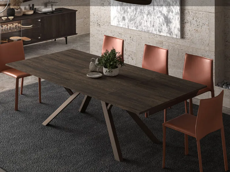 Tavolo Ampliance Easyline in legno Rettangolare allungabile 