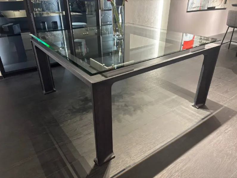Tavolo in vetro quadrato Eko Collezione esclusiva in offerta outlet