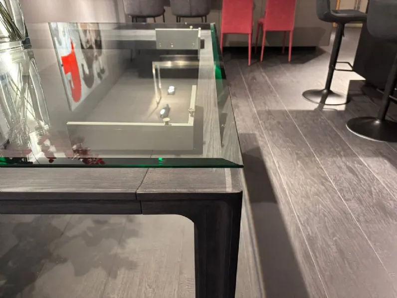 Tavolo in vetro quadrato Eko Collezione esclusiva in offerta outlet
