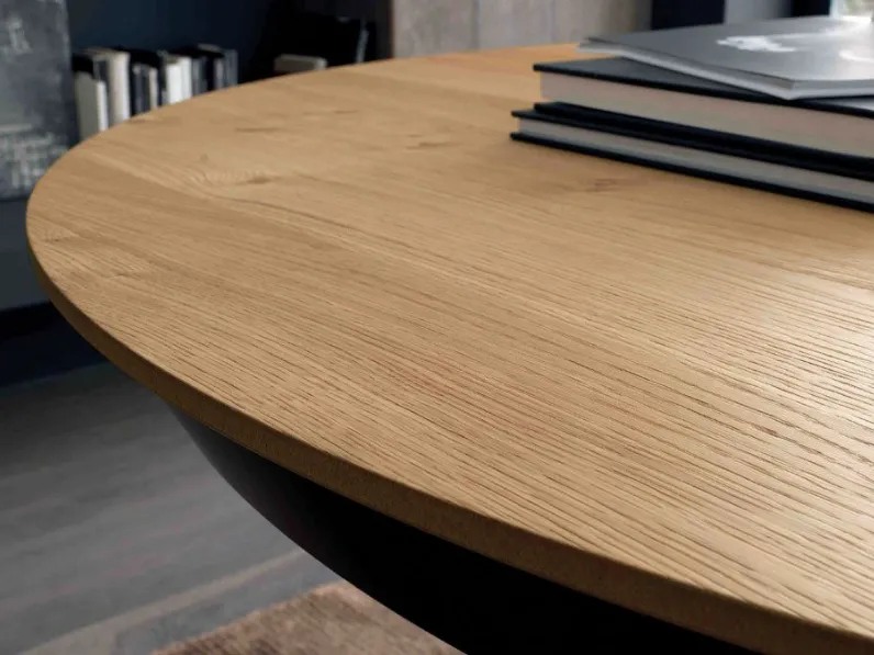 Tavolo rettangolare in laminato Fahrenheit round di Altacom in Offerta Outlet