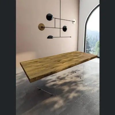 Tavolo in legno rettangolare Milos Fratelli mirandola a prezzo scontato