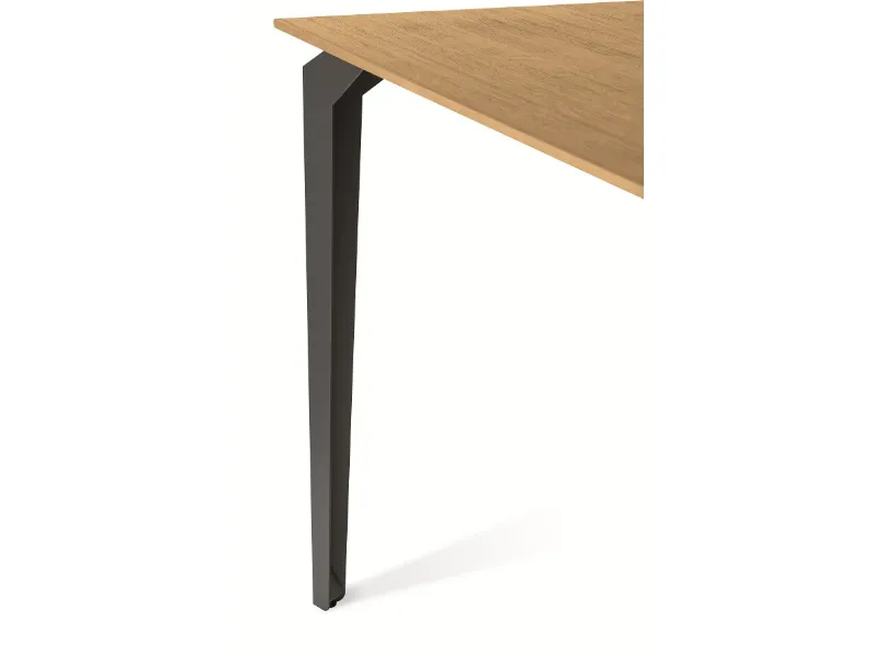 Tavolo rettangolare in legno Mod. elios di Mobilia web in Offerta Outlet