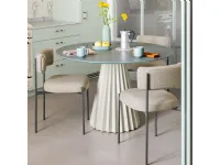 Tavolo Plissè Midj in OFFERTA OUTLET -30%