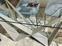 Tavolo Skorpio Cattelan italia in vetro Fisso scontato 49%