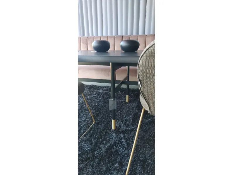 Tavolo rettangolare in legno Tavolo art glamour di Bontempi in Offerta Outlet