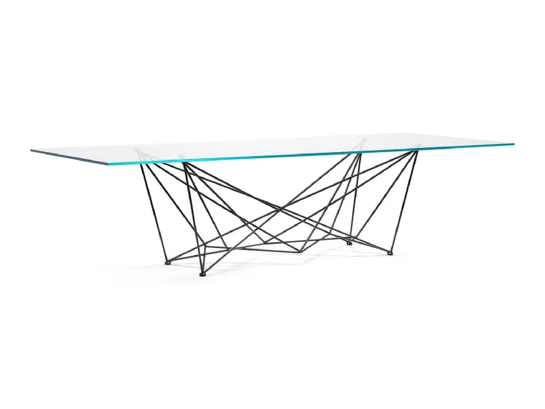 Tavolo Gordon Cattelan in vetro Fisso
