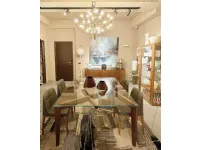 Tavolo quadrato in vetro Horm tavolo autoreggente  di Horm in Offerta Outlet