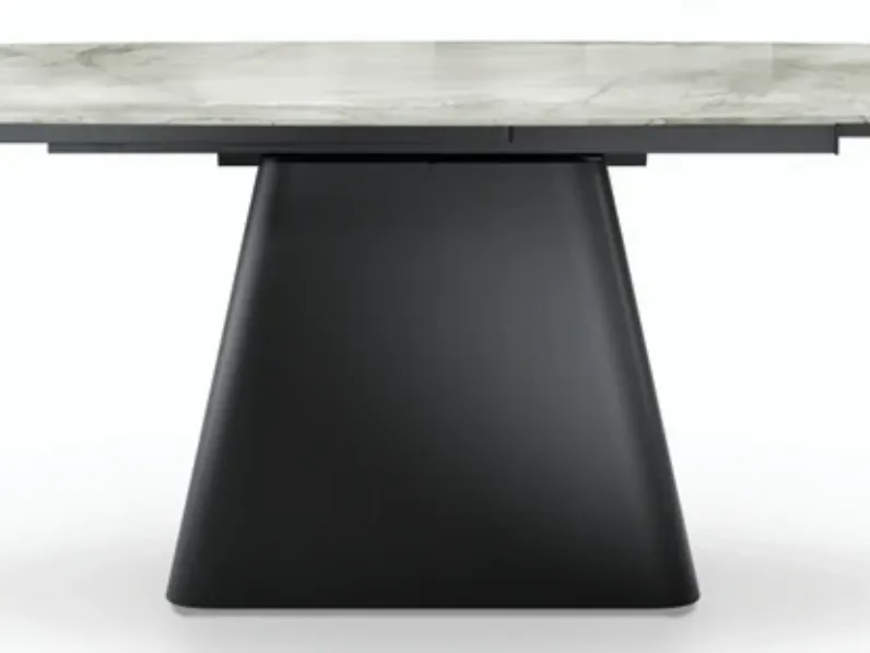 Tavolo in ceramica ellittico Jeremy Collezione esclusiva in offerta outlet