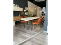 Tavolo ellittico in ceramica Vortice di Target point in Offerta Outlet 