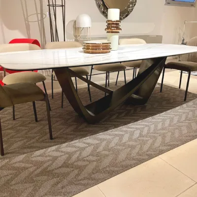 Tavolo Bach Bontempi in ceramica Fisso scontato 41%