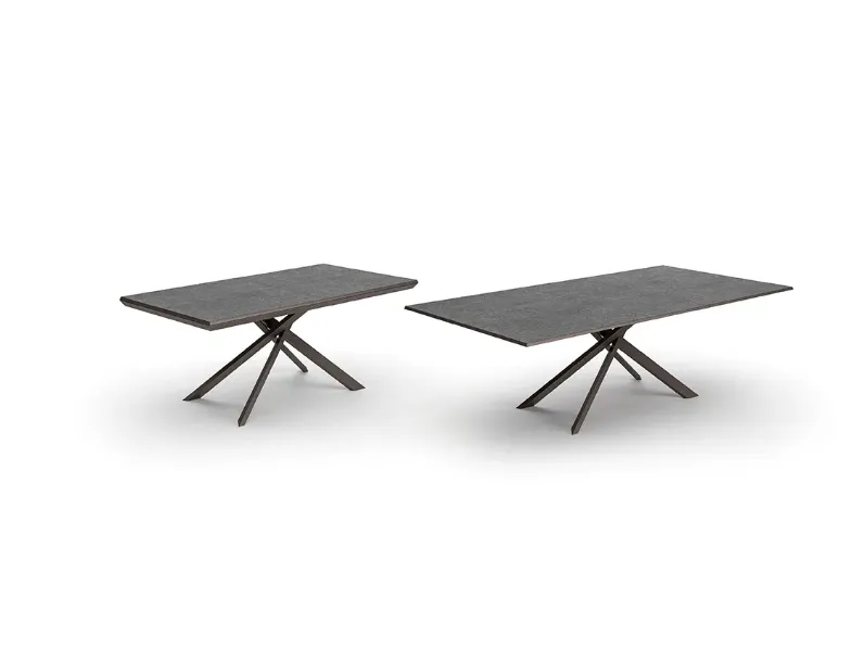 Tavolo 4x4 Ozzio in ceramica Allungabile scontato 19%