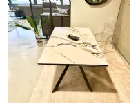 Tavolo in ceramica rettangolare Tavolo cross calacatta borghini Stones in offerta outlet