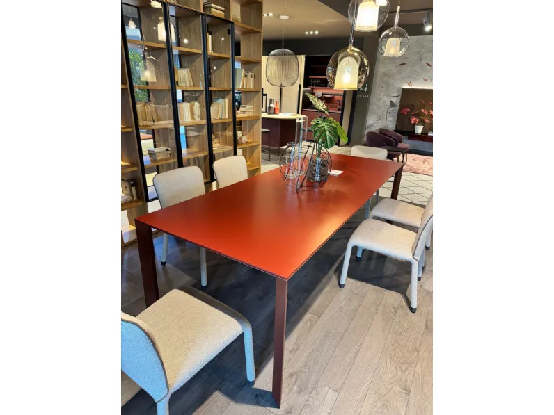 Tavolo Akashi Midj in laminato Quadrato allungabile scontato 40%