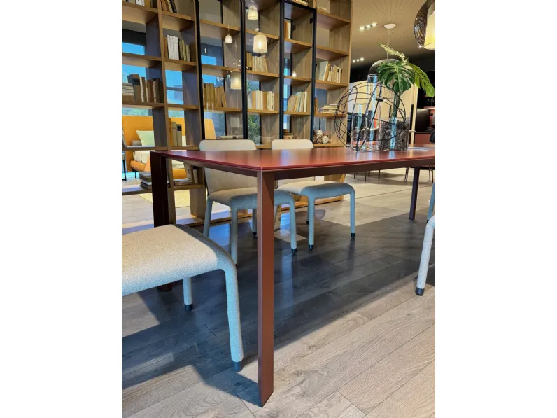 Tavolo Akashi Midj in laminato Quadrato allungabile scontato 40%