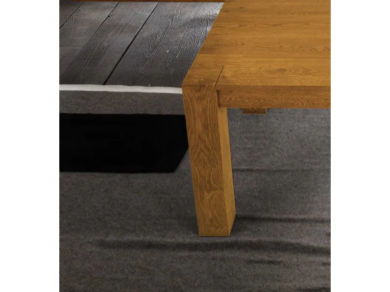 Tavolo moderno in legno massello Collezione esclusiva in OFFERTA OUTLET -40%