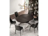 Tavolo Big round Ozzio in legno e resina Allungabile scontato 24%