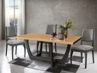 Tavolo rettangolare in legno 7051 di Mobilificio bellutti in Offerta Outlet