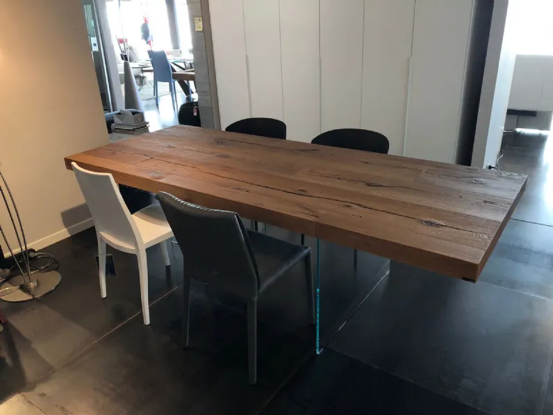 Tavolo rettangolare in legno Air 250x100 di Lago in Offerta Outlet