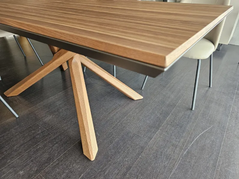 Tavolo rettangolare in legno Arizona di Easyline in Offerta Outlet