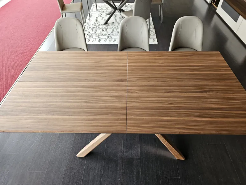 Tavolo rettangolare in legno Arizona di Easyline in Offerta Outlet