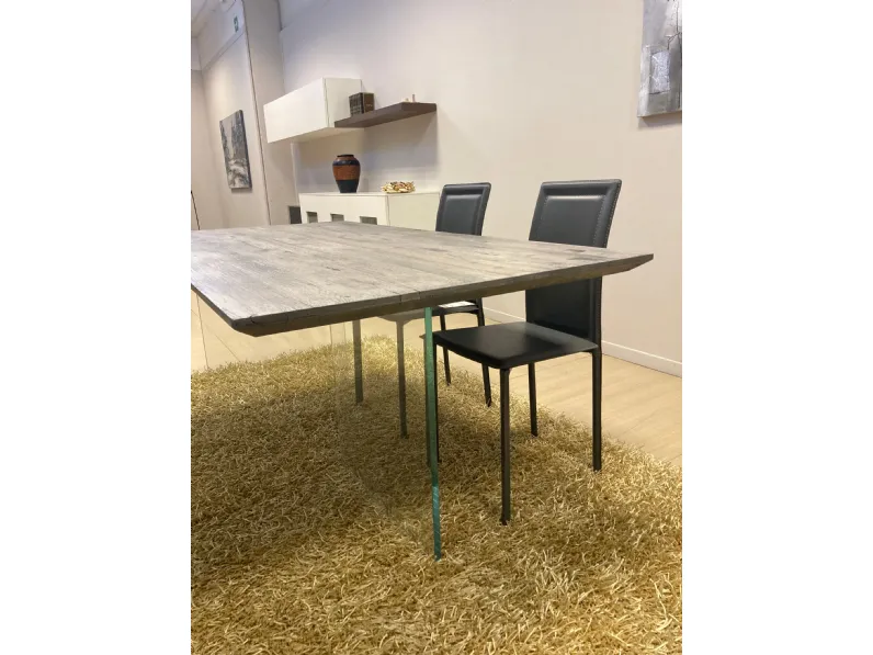Tavolo in legno rettangolare Artiginale Artigianale in offerta outlet
