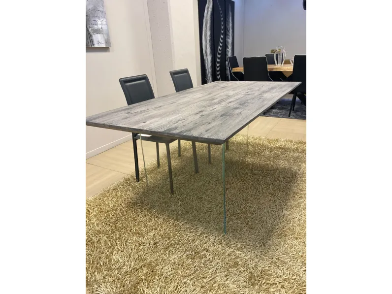 Tavolo in legno rettangolare Artiginale Artigianale in offerta outlet