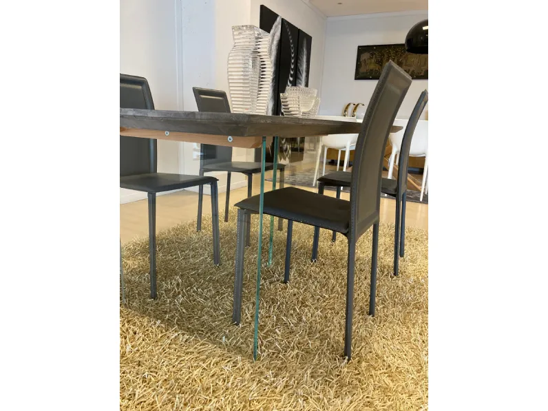 Tavolo in legno rettangolare Artiginale Artigianale in offerta outlet