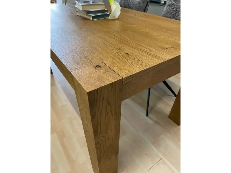 Tavolo rettangolare in legno Country rovevre di Artigianale in Offerta Outlet