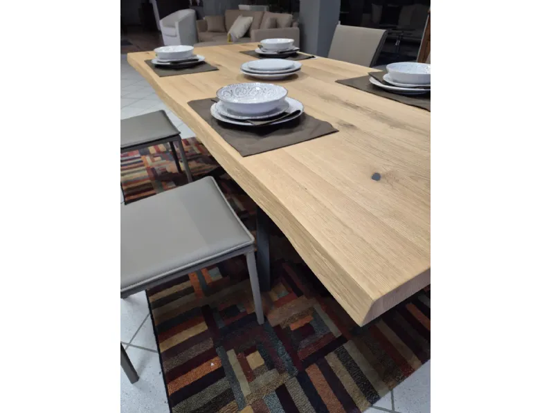 Tavolo Artigianale Massiccio rovere PREZZI OUTLET -30%