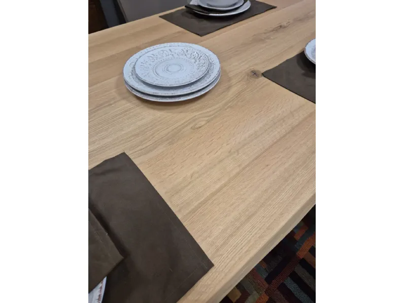 Tavolo Artigianale Massiccio rovere PREZZI OUTLET -30%